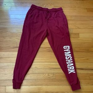 Red Gymshark Joggers (available)